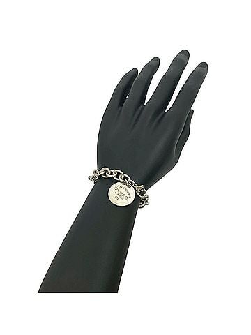Tiffany TIFFANY & Co. Tiffany Return to Round Tag Bracelet in 925 Sterling Silver, 06965 (view 1)