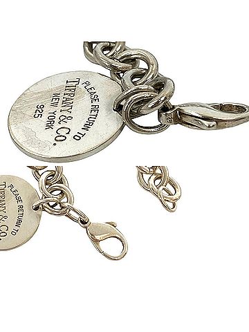 Tiffany TIFFANY & Co. Tiffany Return to Round Tag Bracelet in 925 Sterling Silver, 06965 (view 2)