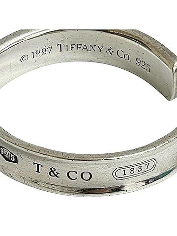 Tiffany TIFFANY & Co. 1837 Narrow Bangle Bracelet in Sterling Silver, Women's, 16260 (view 2)