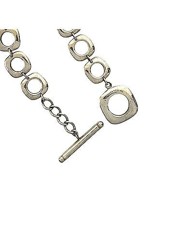 Tiffany TIFFANY & Co. Tiffany Square Cushion Sterling Silver Bracelet Chain Bangle 22375 (view 2)
