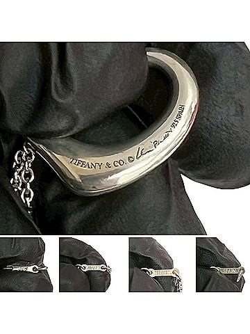 Tiffany TIFFANY & Co. Tiffany Open Heart Motif Sterling Silver 925 Necklace Pendant 2075b (view 2)