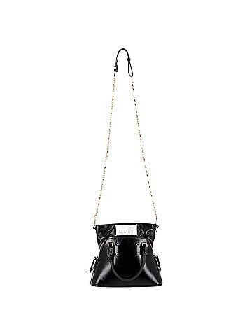 Maison Margiela Maison Margiela 5AC Classique Micro Bag in Black Leather (view 1)