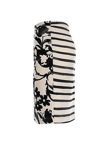 Moschino Moschino Cheap And Chic Pencil Knee Lenght Skirt in Multicolor Polyester (view 2)