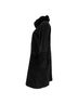 Max Mara 100% Wool Black  Max Mara Studio Shear-Accent Hidden-Buttoned Coat in Black Wool Size 6 - photo 2