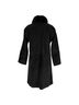 Max Mara 100% Wool Black  Max Mara Studio Shear-Accent Hidden-Buttoned Coat in Black Wool Size 6 - photo 3