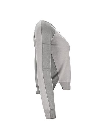 Maison Margiela MM6 by Maison Margiela Sweater in Grey Cotton (view 2)