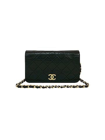 Chanel CHANEL Matelasse Coco Mark Lambskin Chain Shoulder Bag Pochette Black f2023 (view 1)