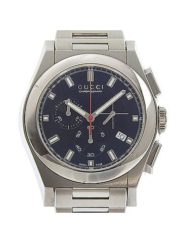 Gucci Gucci Pantheon Men's Watch 115.2/YA115235 Stainless Steel Quartz Chronograph with Black Dial (view 1)