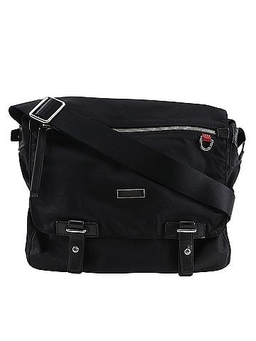 Tumi TUMI Men's Nylon Messenger Bag with Flap, Black (view 1)