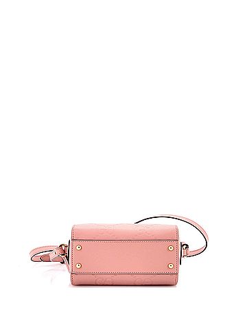 Gucci Convertible Boston Bag Jumbo GG Embossed Leather Super Mini (view 2)