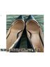 Cole Haan 100% Leather Black Gold Heels Size 8 - photo 8