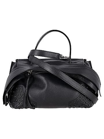 Tod's Tod's Wave Top Handle Bag in Black Leather (view 1)