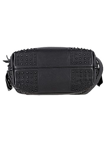 Tod's Tod's Wave Top Handle Bag in Black Leather (view 2)