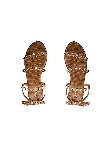 Qupid Women's Studded Strappy Sandals (view 2)