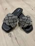 Qupid Black Women's Beaded Slides Size 7 1/2 - photo 5