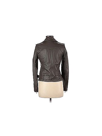 Plus Minus Time Divide Leather Jacket (view 2)