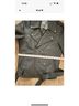 Plus Minus Time Divide Gray Leather Jacket Size 8 - photo 12