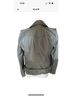 Plus Minus Time Divide Gray Leather Jacket Size 8 - photo 10
