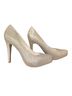 Jessica Simpson Gold Tan Heels Size 7 1/2 - photo 1