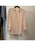 Moulinette Soeurs 100% Polyester 60% Nylon 30% Other 10% Viscose Pink Long Sleeve Blouse Size 0 - photo 4