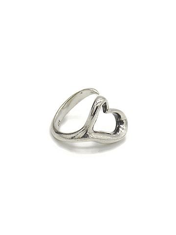 Tiffany TIFFANY & Co. Tiffany Elsa Peretti Heart Cuff Ring, Silver 925 (view 2)