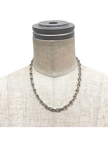 Tiffany Tiffany & Co. Hardware Small Link Necklace, Silver, 18 inches, Men's/Women's (view 1)