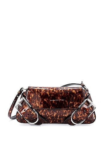 Givenchy Voyou Shoulder Flap Bag Printed Patent (view 1)