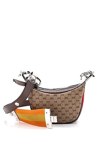 Gucci Attache Shoulder Bag Micro GG Coated Canvas Mini (view 1)