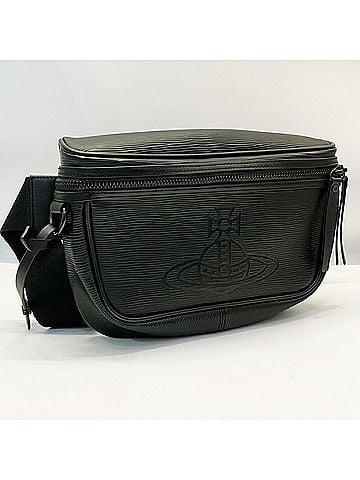 Vivienne Westwood Vivienne Westwood Flow Orb Body Bag, Black Waist Pouch VWH301, for Men and Women (view 2)