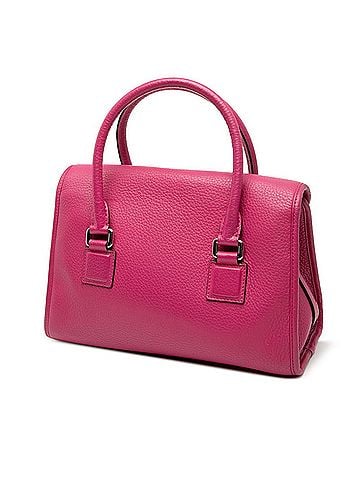 Loewe LOEWE Anagram Alamo 28 Handbag/Shoulder Bag, 2-Way, Pink Leather, Women's (view 2)