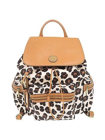 Tory Burch Tory Burch Leopard Print PVC Multicolor Backpack Daypack 0911 (view 1)