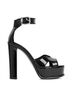 Alexander McQueen Black Butterfly Platform Sandals Size EU 40 - photo 1