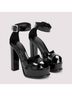 Alexander McQueen Black Butterfly Platform Sandals Size EU 40 - photo 4
