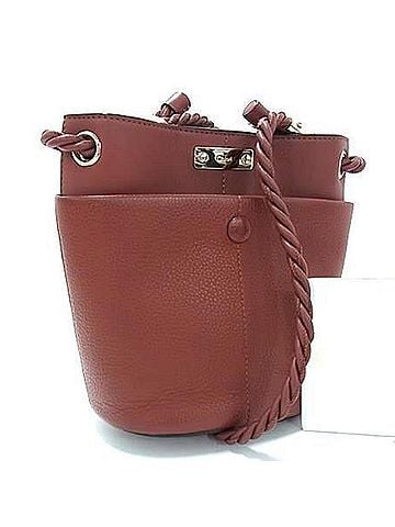 Chloé Chloé Chloe KEY Bucket Bag, Small, Brown Leather, Women's (view 1)