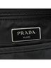 Prada 100% Nylon Black Prada 2VZ034 Backpack in Black Nylon with Triangular Plate One size - photo 7