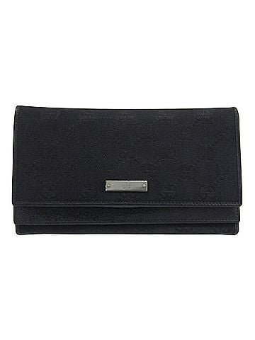 Gucci Gucci GG Canvas Double Wallet 131888 2149 Black (view 1)