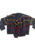 Escada 100% Wool Stripes Gray Multi Color Cardigan Size 42 - photo 2