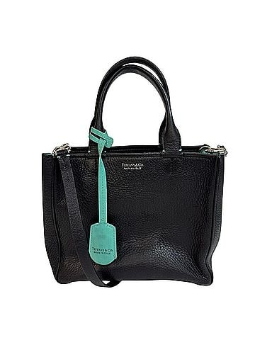 Tiffany TIFFANY & Co. Tiffany Micro Tote Mini Handbag Shoulder Bag Black Women's (view 1)