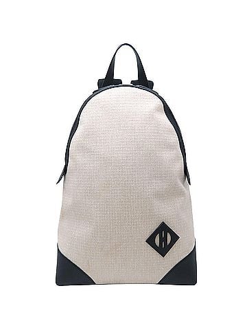 Hermès HERMES Sac-Ado All-Back Canvas Backpack, 2023, Swift Leather x Toile Bivouac, Ficelle Noir, 2024-25AW, Men's, 352935 (view 1)