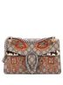 Gucci Brown Multi Color Tan Dionysus Bag Embroidered GG Coated Canvas with Python Small One size - photo 1