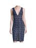Keepsake Multi Color Blue Cocktail Dress Size M - photo 1