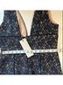 Keepsake Multi Color Blue Cocktail Dress Size M - photo 7