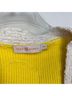Tory Burch Floral White Yellow Blue Brown Green Cardigan Size M - photo 3