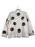 Tory Burch Floral White Yellow Blue Brown Green Cardigan Size M - photo 2