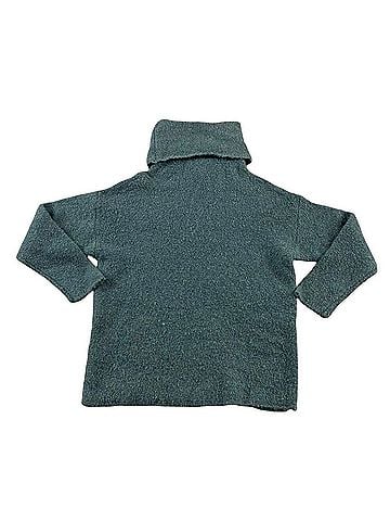 Catherine Malandrino Malandrino Dusty Teal Turtle Neck Sweater Pullover Sweater (view 1)