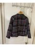 Talbots 67% Wool 30% Acrylic 3% Other 100% Polyester Tweed Multi Color Jacket Size 10 - photo 3