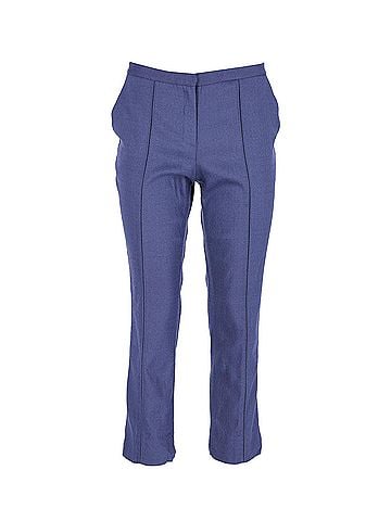 Diane von Furstenberg Diane Von Furstenberg Pintucked Pants in Blue Viscose (view 1)