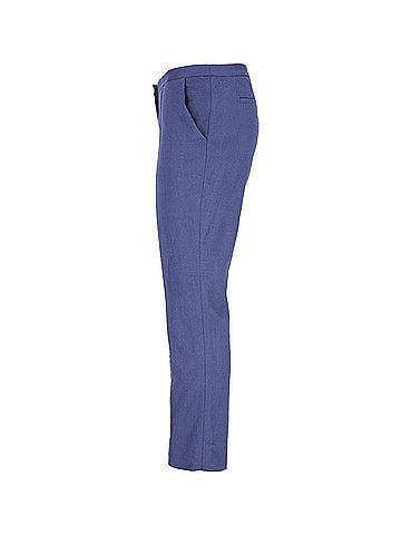 Diane von Furstenberg Diane Von Furstenberg Pintucked Pants in Blue Viscose (view 2)