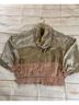 Zara Basic Color Block Gold Pink Jacket Size M - photo 13