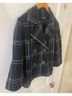 Banana Republic Plaid Black Coat Size S - photo 3